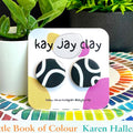 Black & White Squiggle Studs
