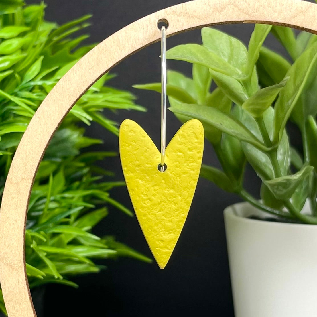 Pistachio Heart Hoops