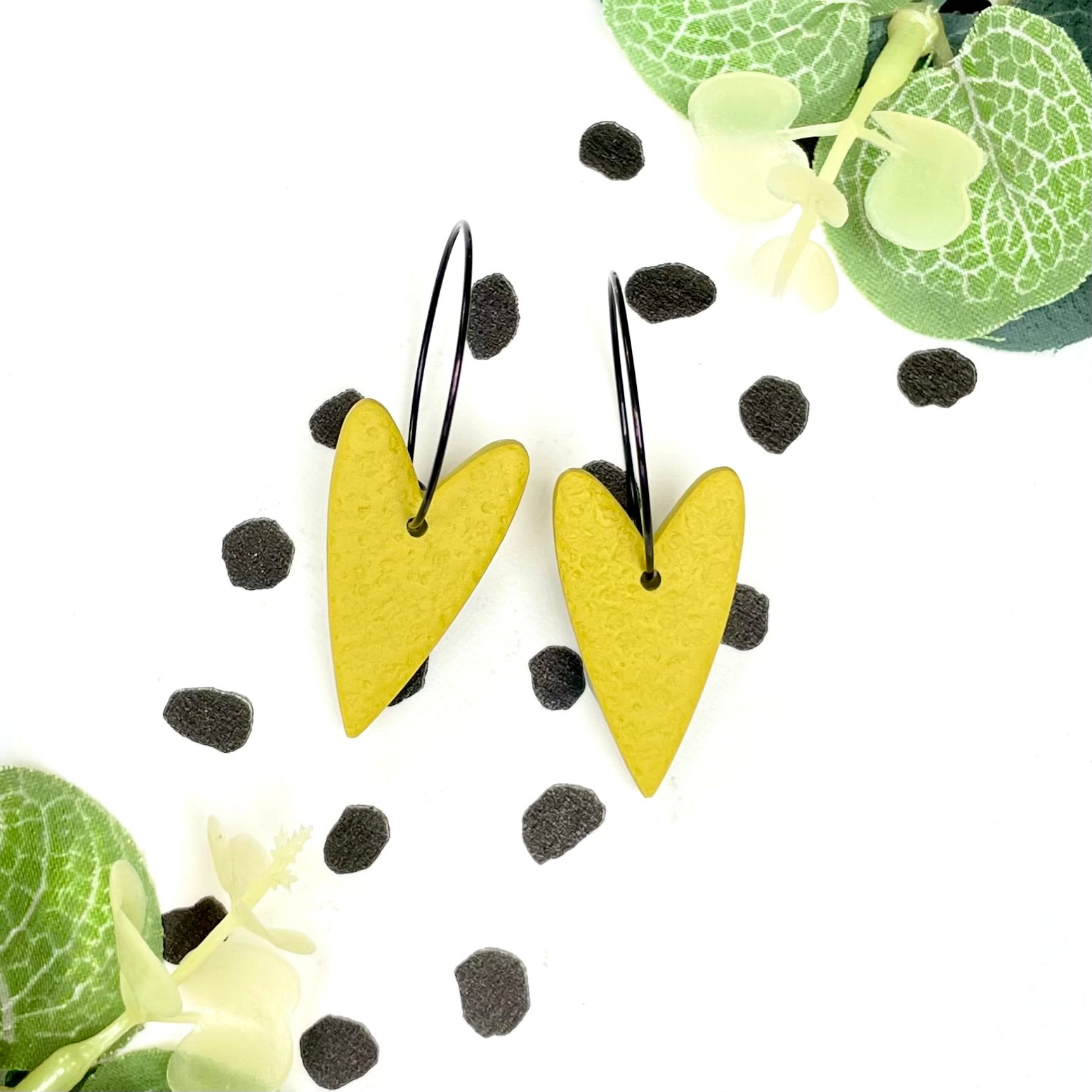 Pistachio Heart Hoops