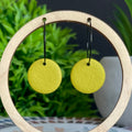 Pistachio Circle Hoops