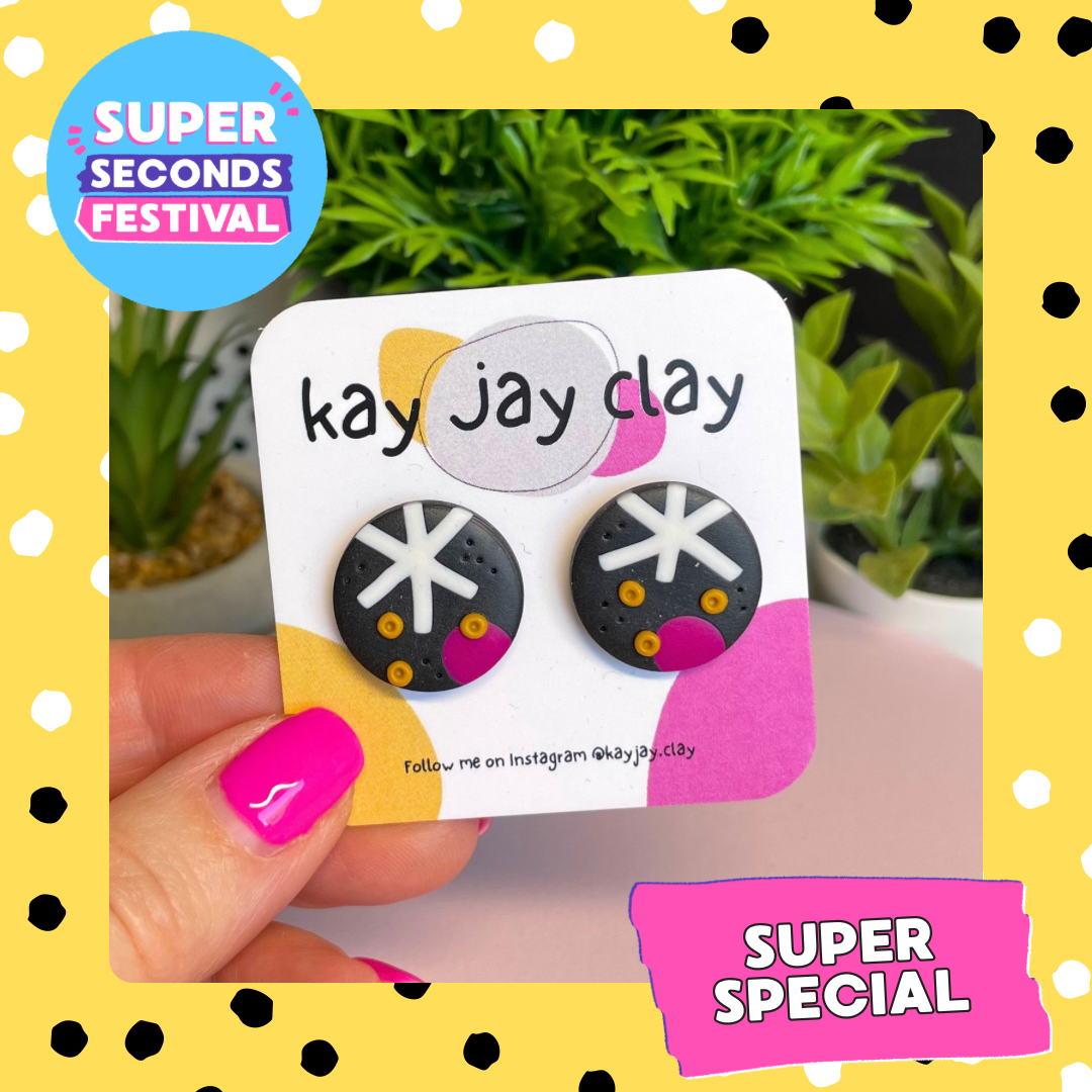 Atomic Starburst Stud Earrings — Super Special
